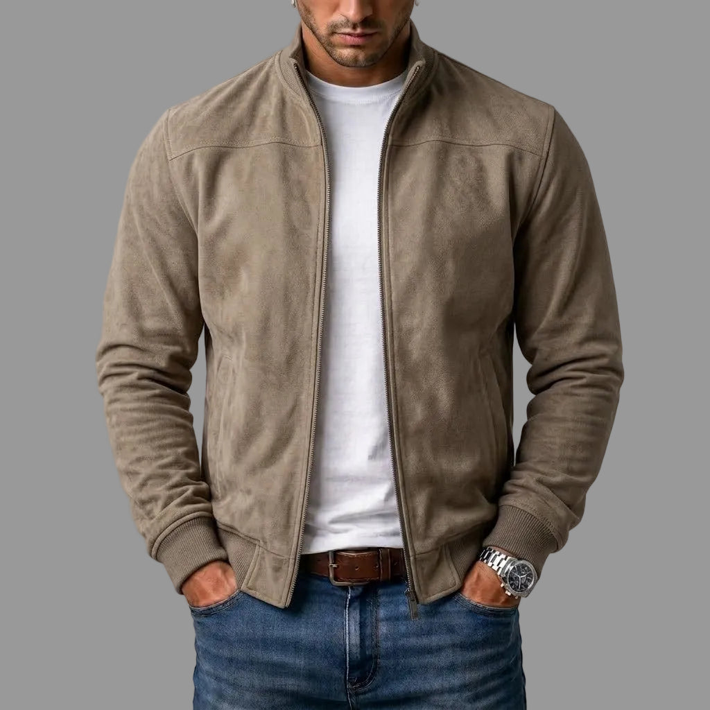 Marco | Chaqueta bomber de ante