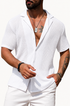Rodrigo | Camisa calada de manga corta