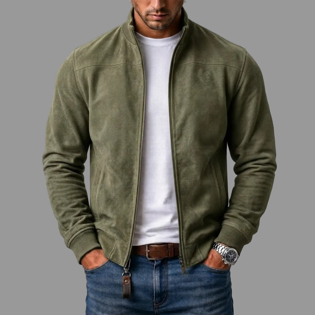 Marco | Chaqueta bomber de ante