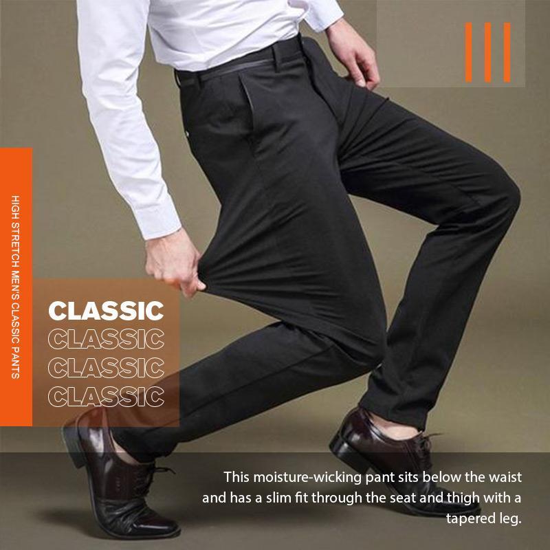 Quavero | Pantalón clásico para hombre con alta elasticidad
