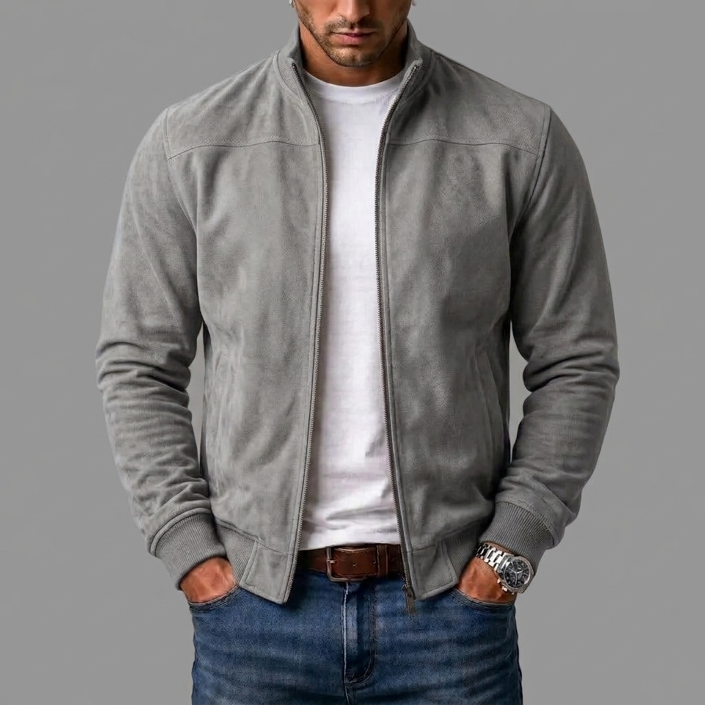 Marco | Chaqueta bomber de ante