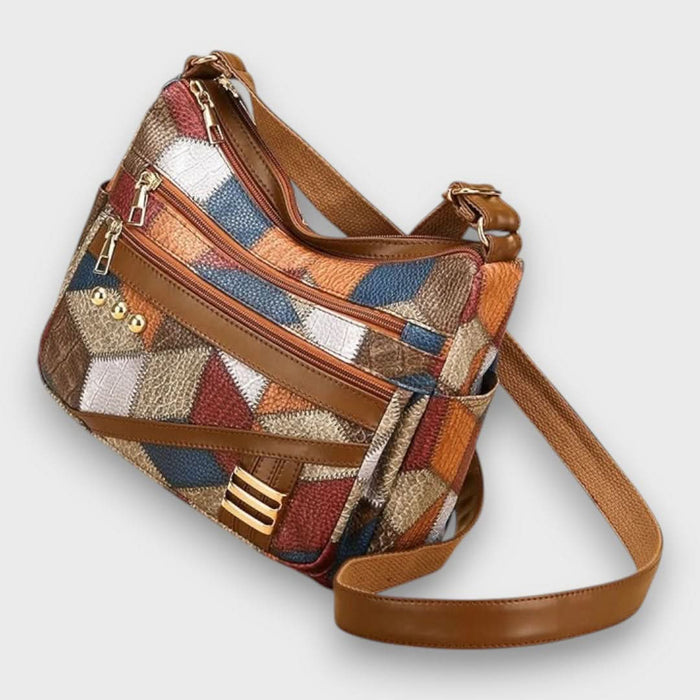 SOLARA PATCHWORK SHOULDER BAG